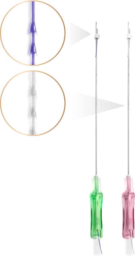 VDerma Thread PDO & P(LA-CL) MOLD COG PLUS BI-DIRECTIONAL CONVERGENT